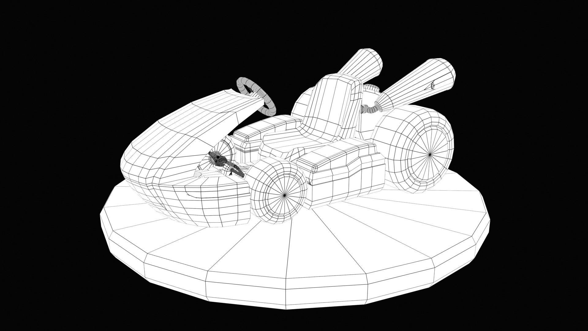 Mariobros Luigi Kart Low-poly 3D model_48