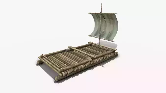 Wooden Raft 3
