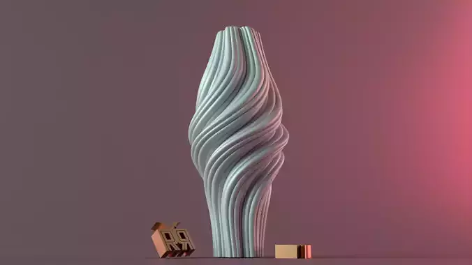Columnar rotating candle wave candle