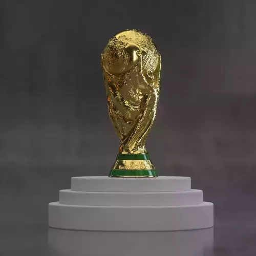 2022 FIFA WORLD CUP Low-poly 3D model