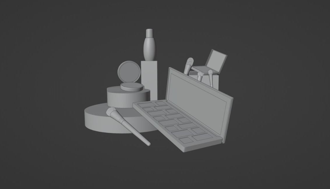 Beauty Products - Product Design 3D model_6