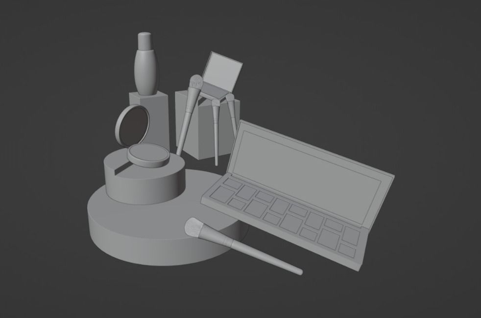 Beauty Products - Product Design 3D model_8