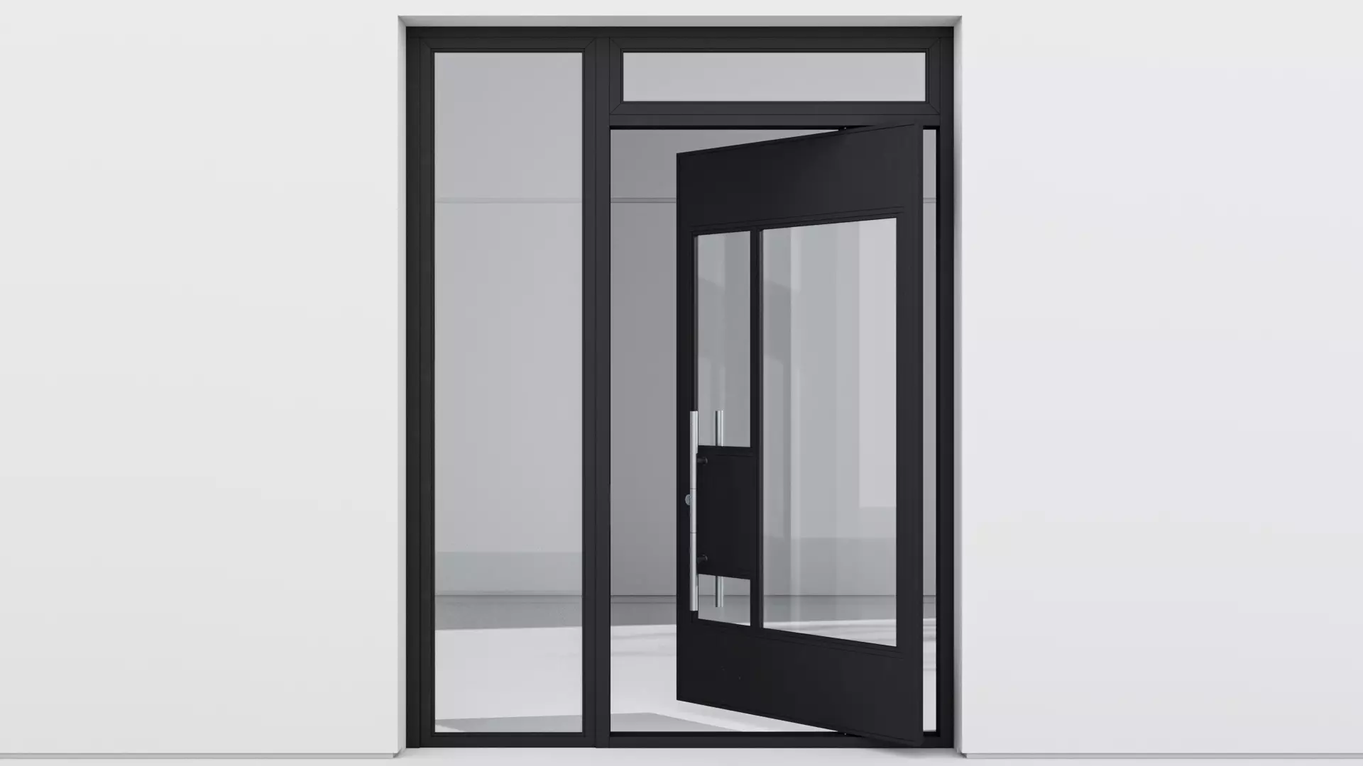 Aluminium door 211 3D model_0