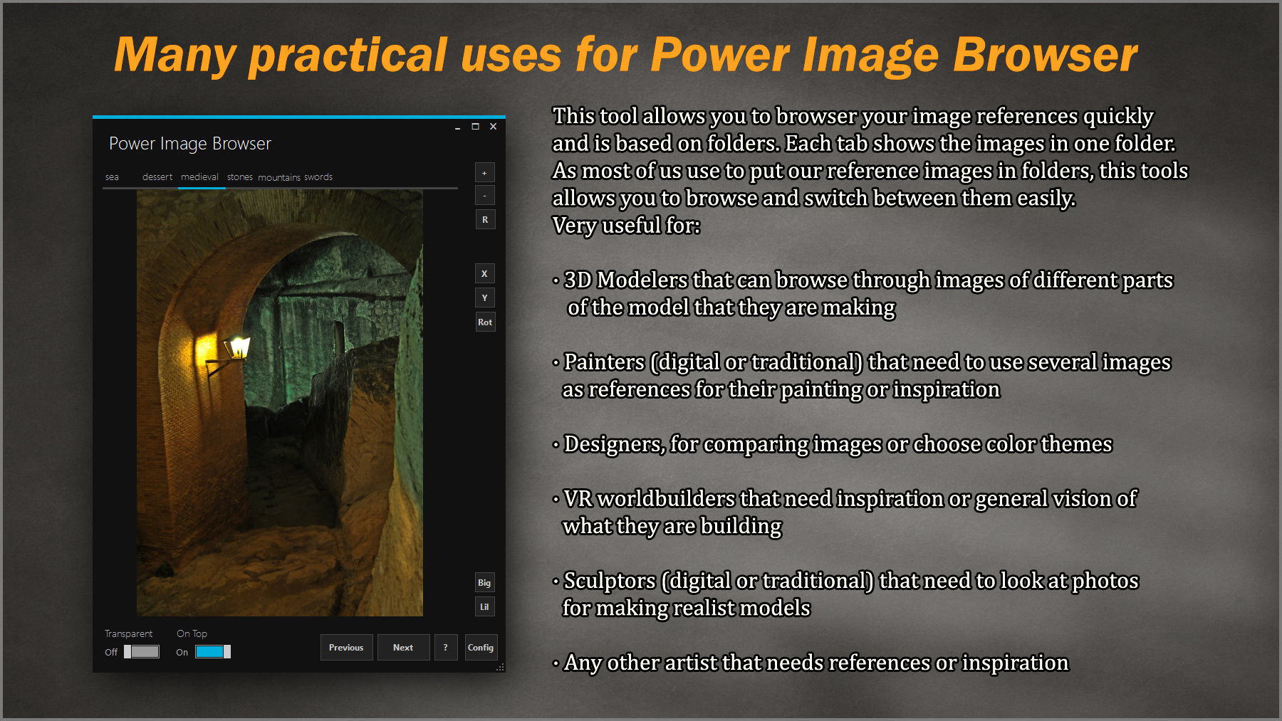 Power Image Browser Reference image browser for artists 3D model_3