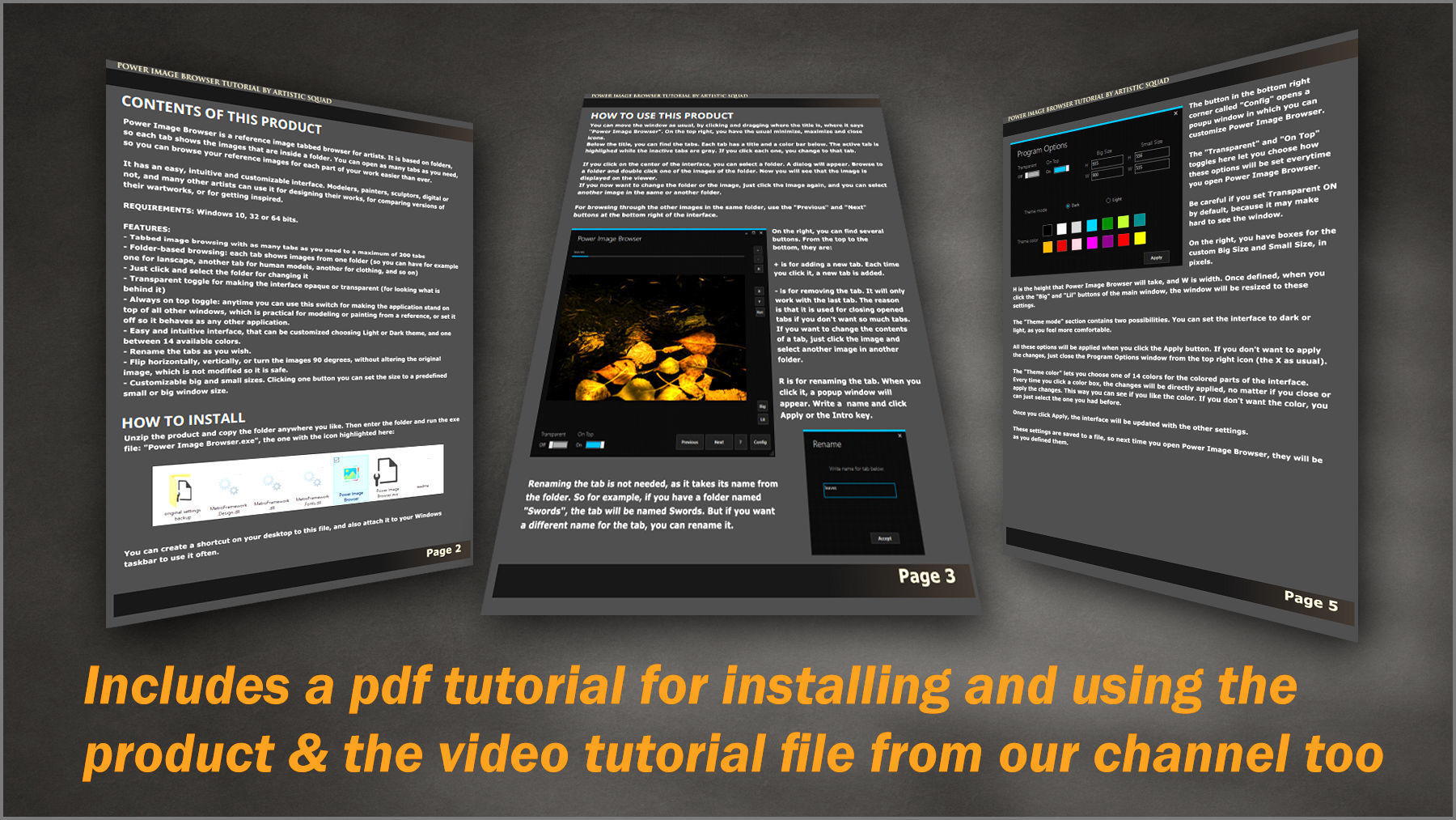Power Image Browser Reference image browser for artists 3D model_11