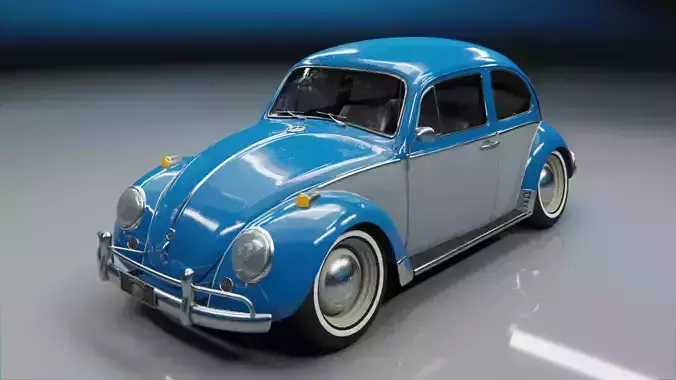 Volkswagen Beetle 1965 3D model