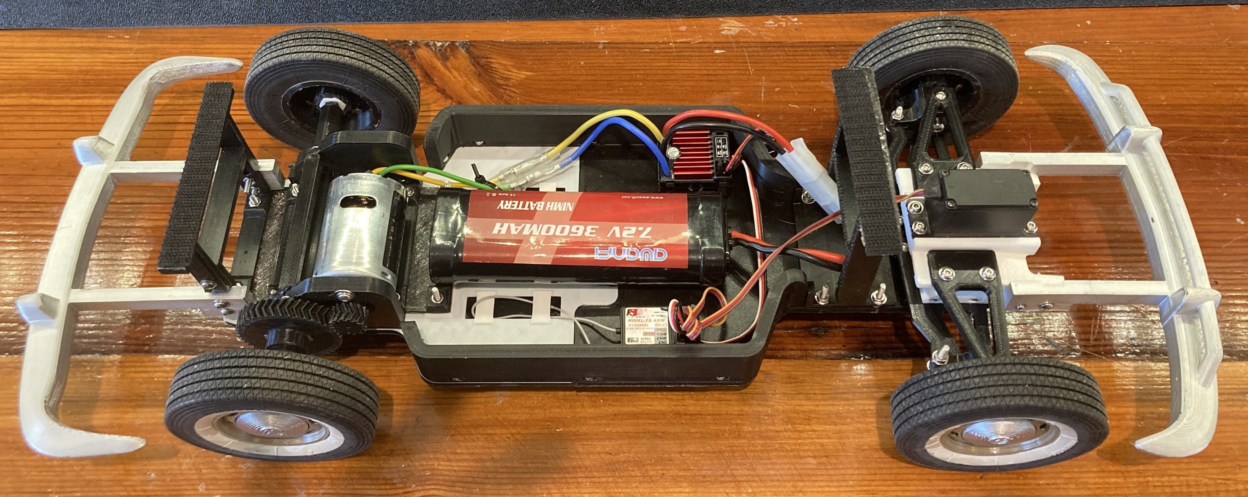 8th Scale RC Volkswagen Karmann Ghia files and instructions 3D print model_2