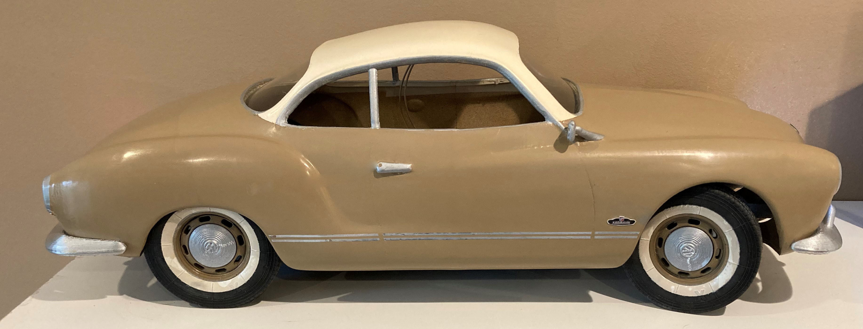 8th Scale RC Volkswagen Karmann Ghia files and instructions 3D print model_1