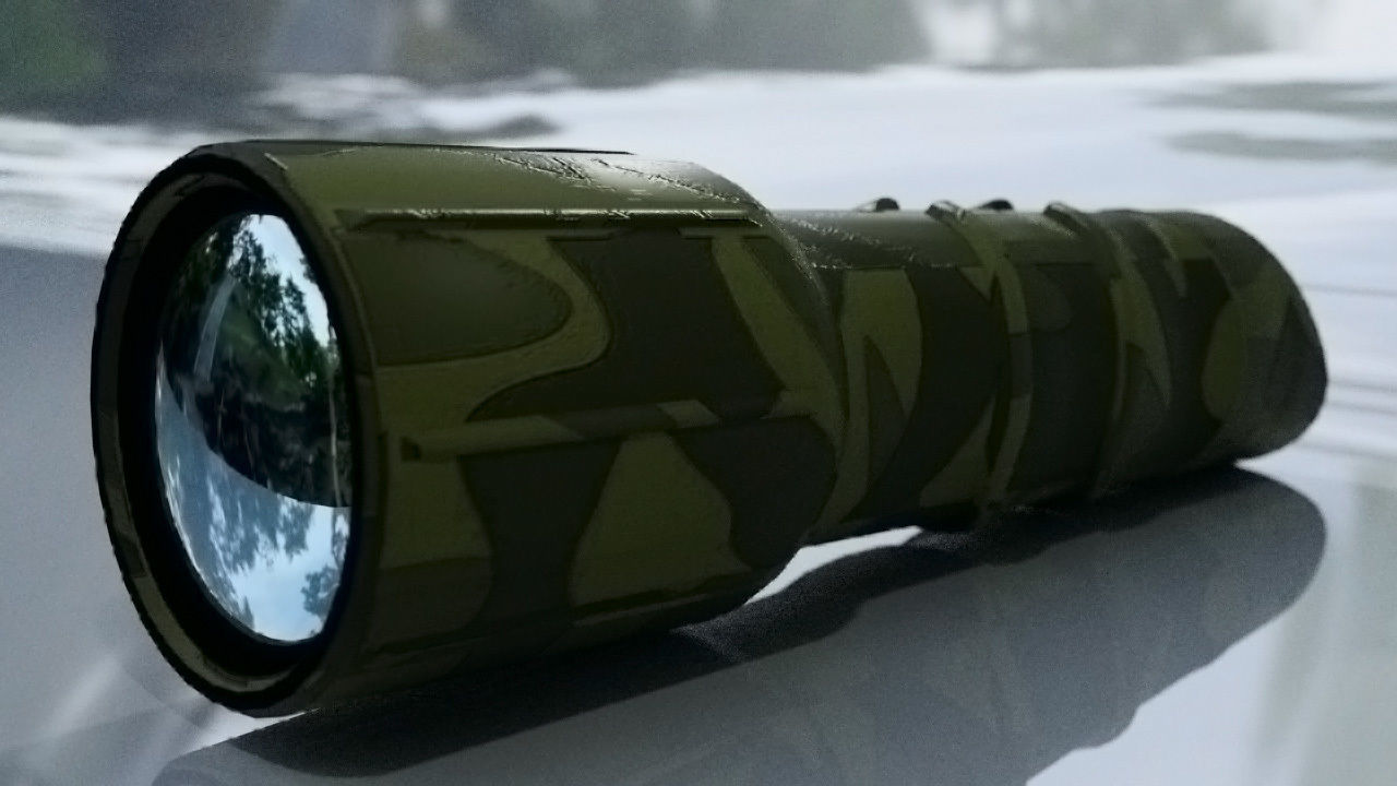 military monocular Free 3D model_11