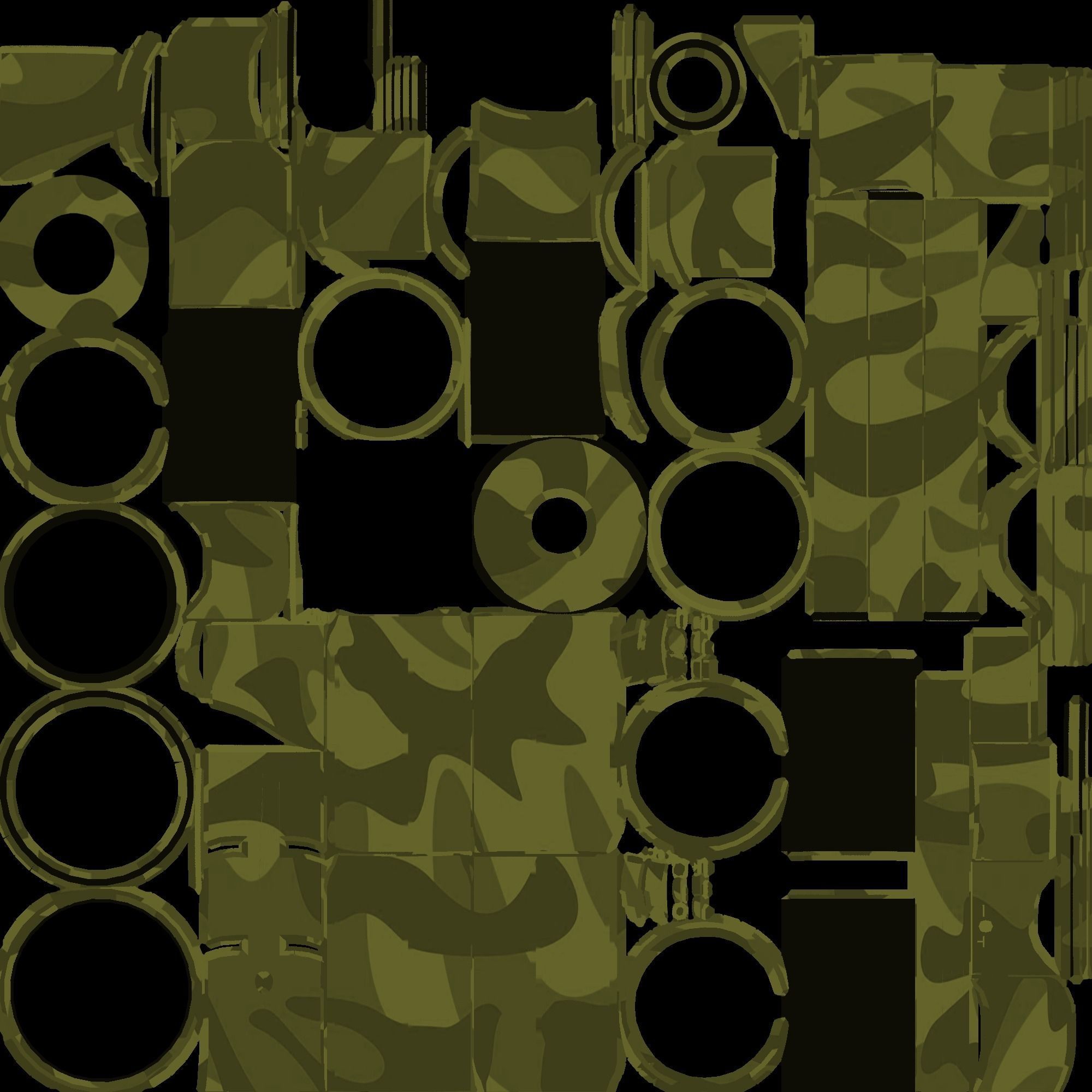 military monocular Free 3D model_13