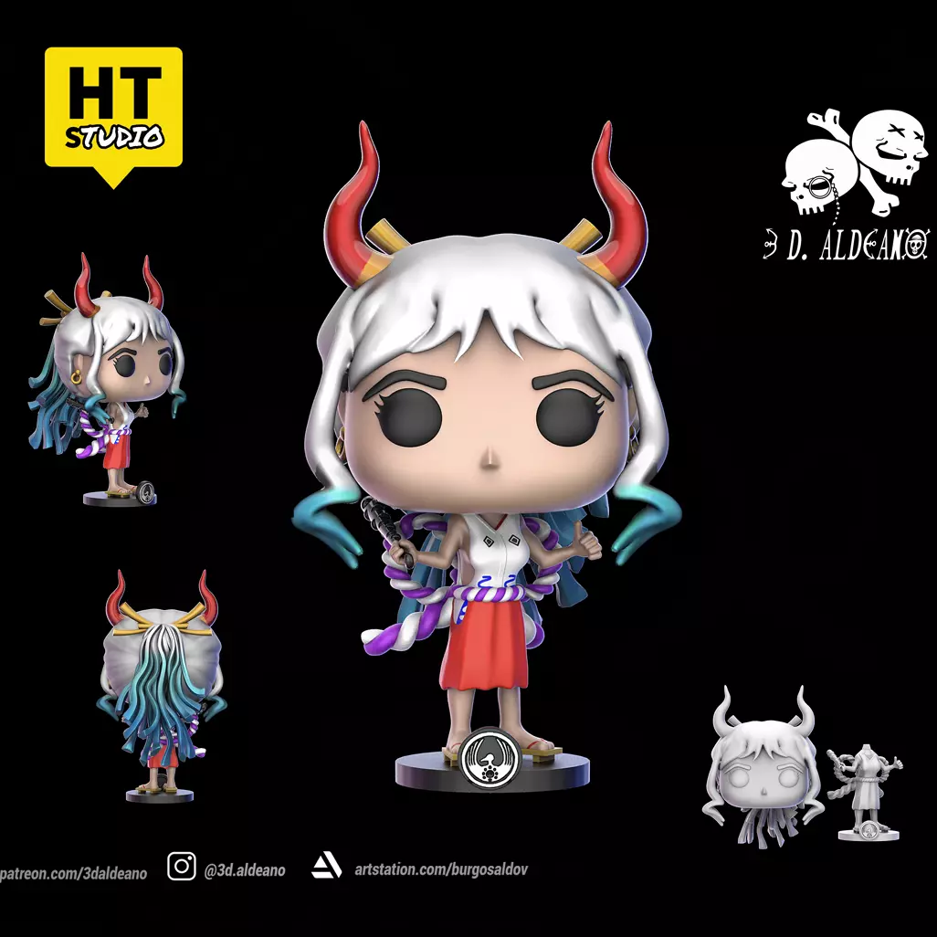 Yamato One Piece Custom 3D print model_0