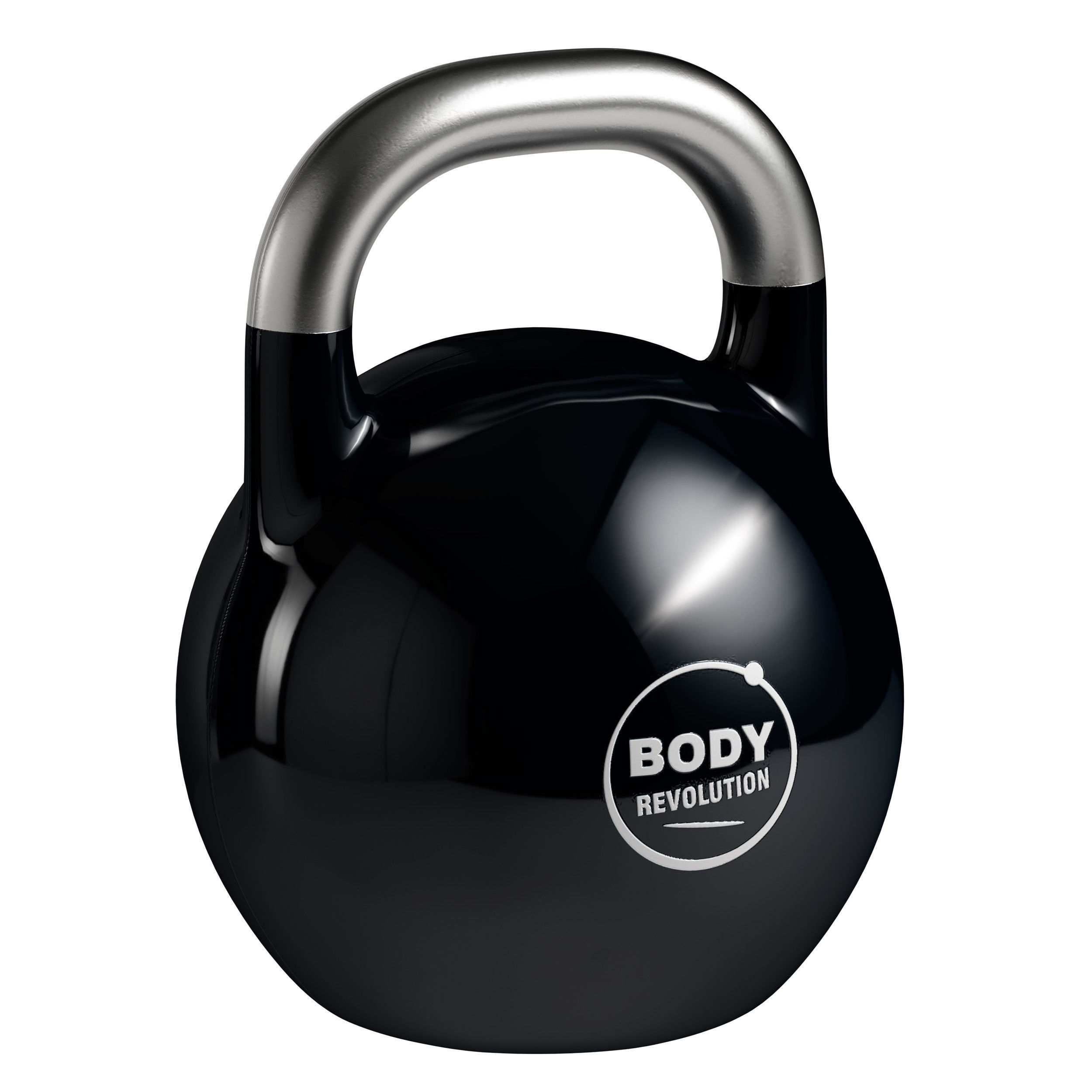 Kettlebell - set body fitness orange 3D model_1