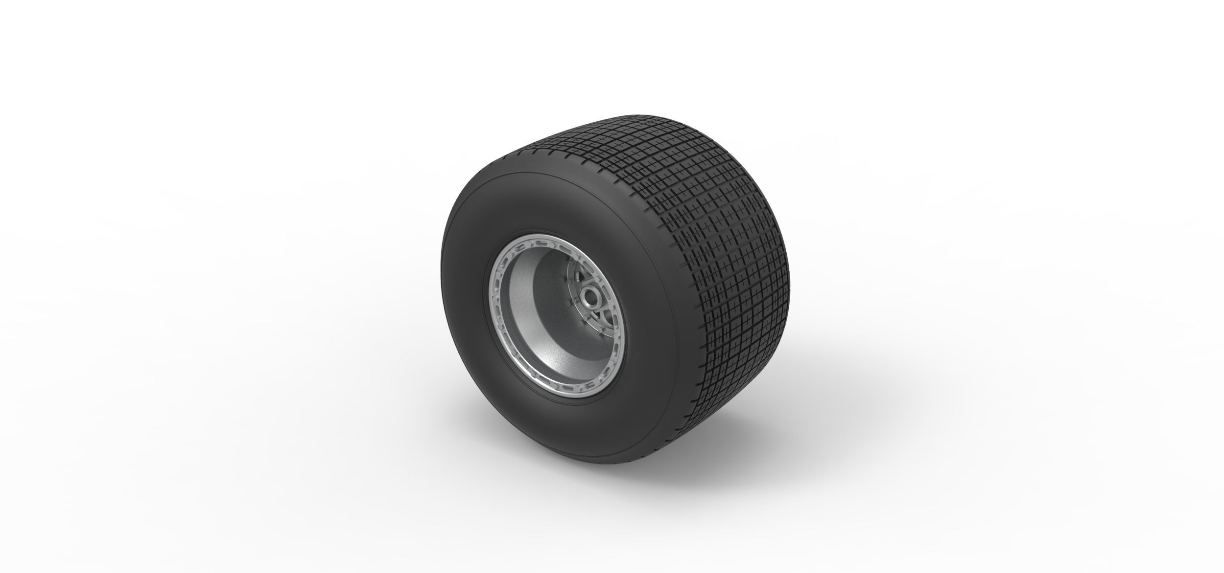 Rear wheel from Sprint car Version 2 Scale 1 to 25 3D print model_6
