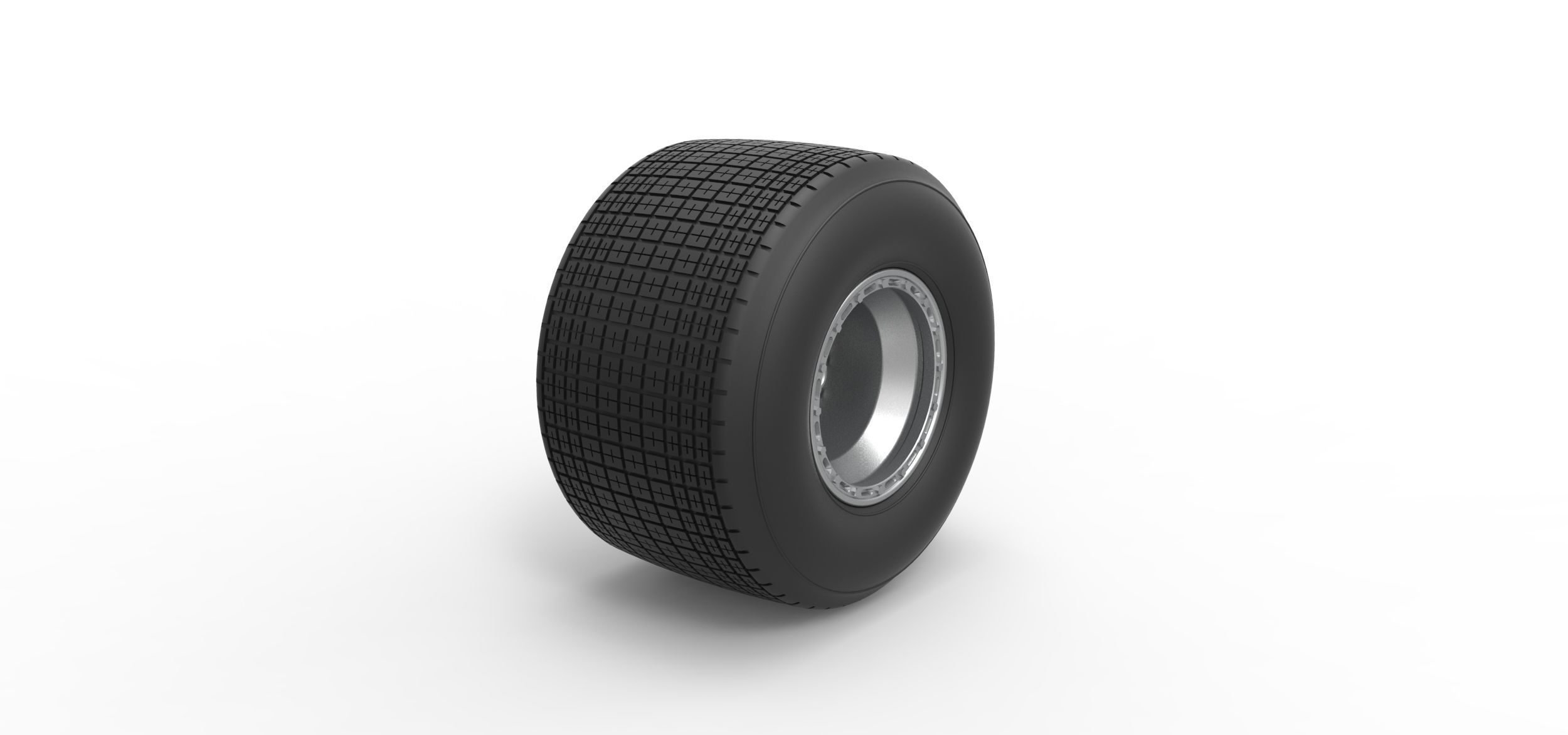 Rear wheel from Sprint car Version 2 Scale 1 to 25 3D print model_1