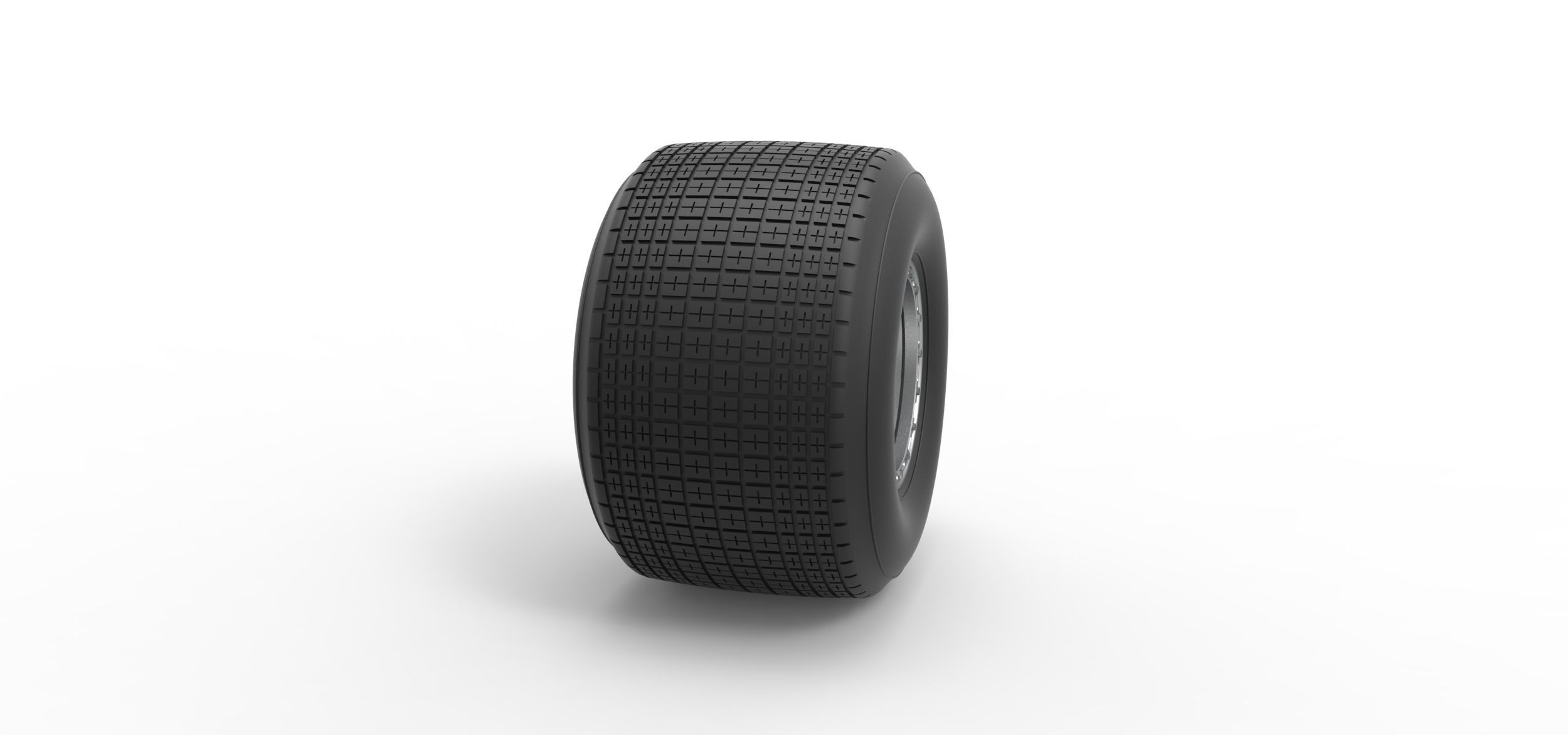 Rear wheel from Sprint car Version 2 Scale 1 to 25 3D print model_2