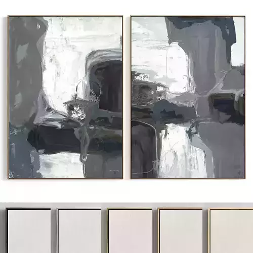 Plaster Two Photo Frame 101