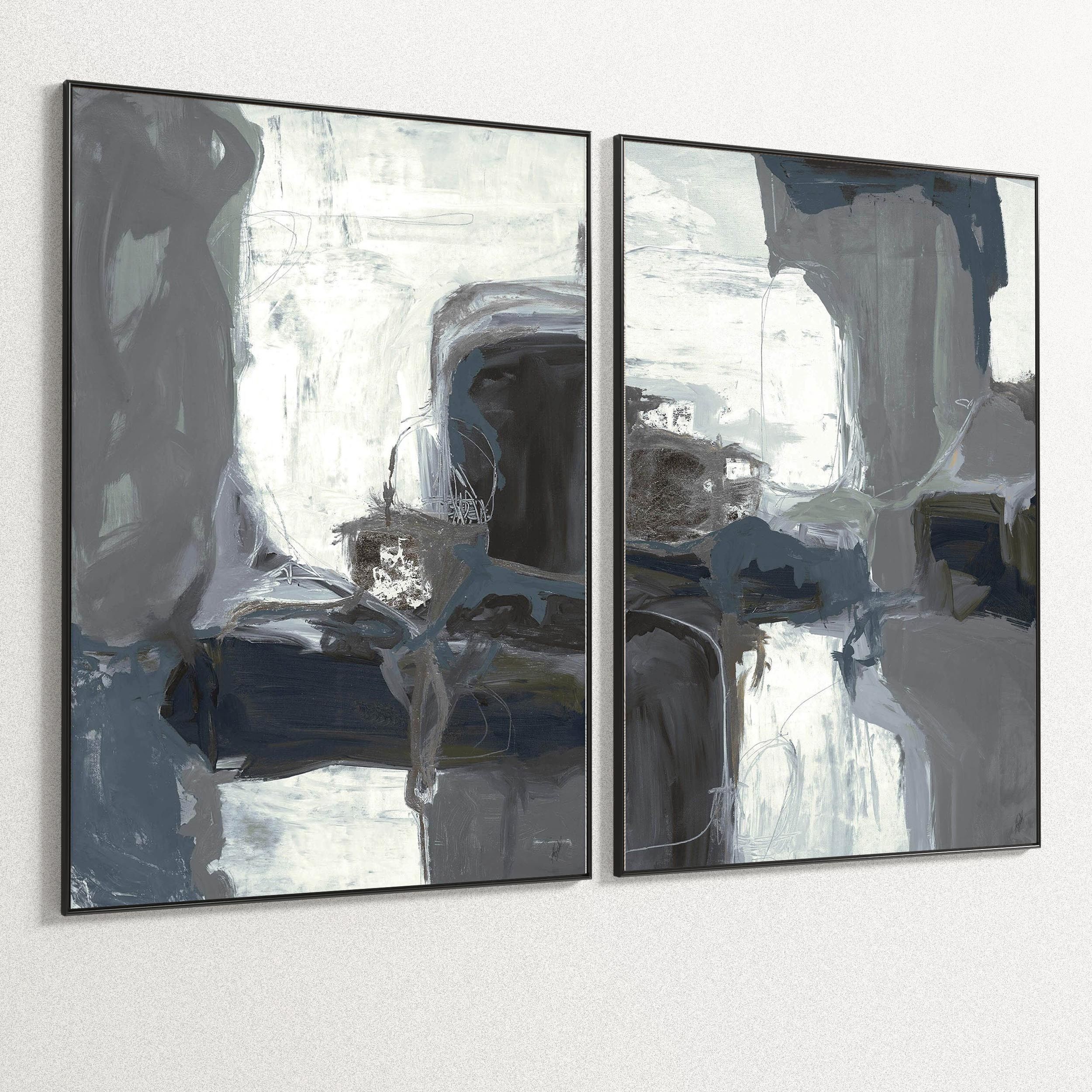 Plaster Two Photo Frame 101 Low-poly 3D model_4