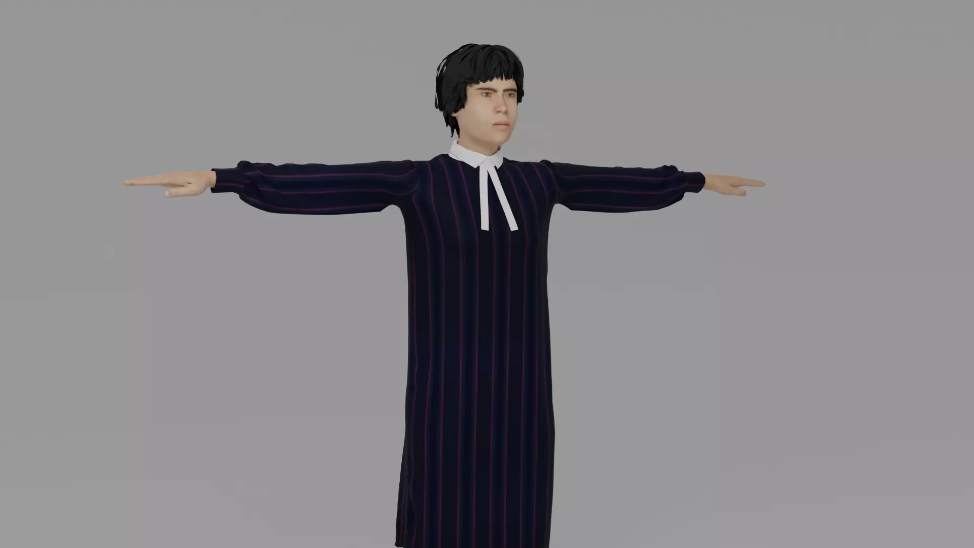 Lawyer Man Low-poly 3D model_0