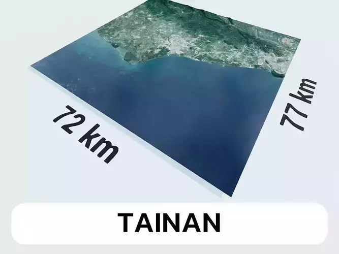 Tainan Taiwan City Landscape 3D Model