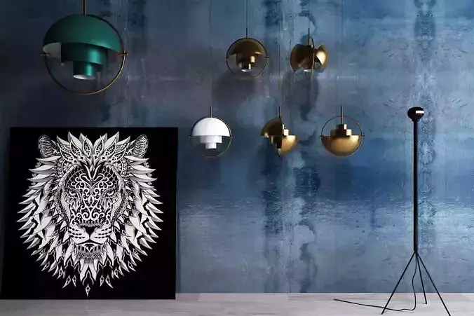 High-quality lighting fixture models for modern interiors 