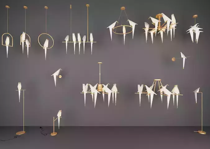 High-quality lighting fixture models for modern interiors   3D model