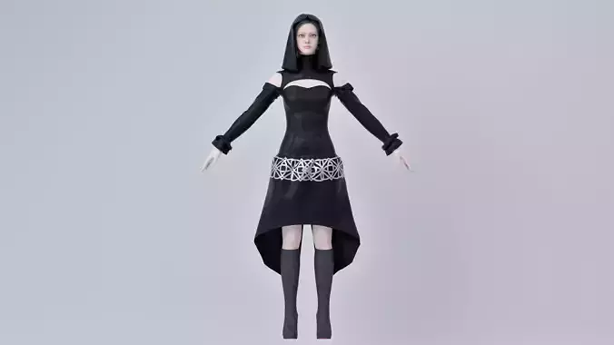 Sci-fi fantasy outfit 