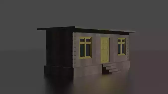 City house low-poly