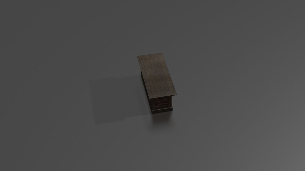 City house low-poly  Low-poly 3D model_18