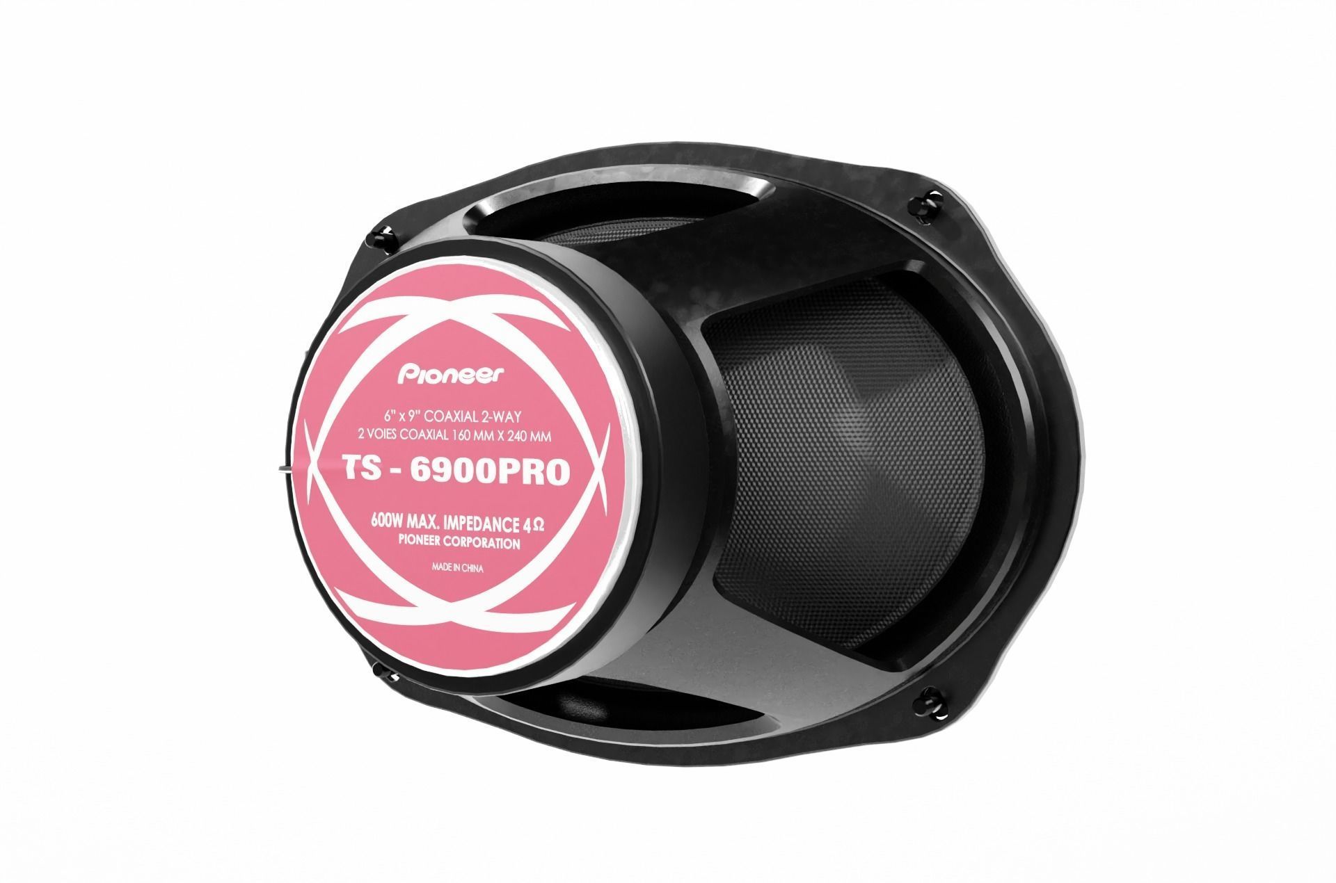 Subwoofer 6x9 3D model_3