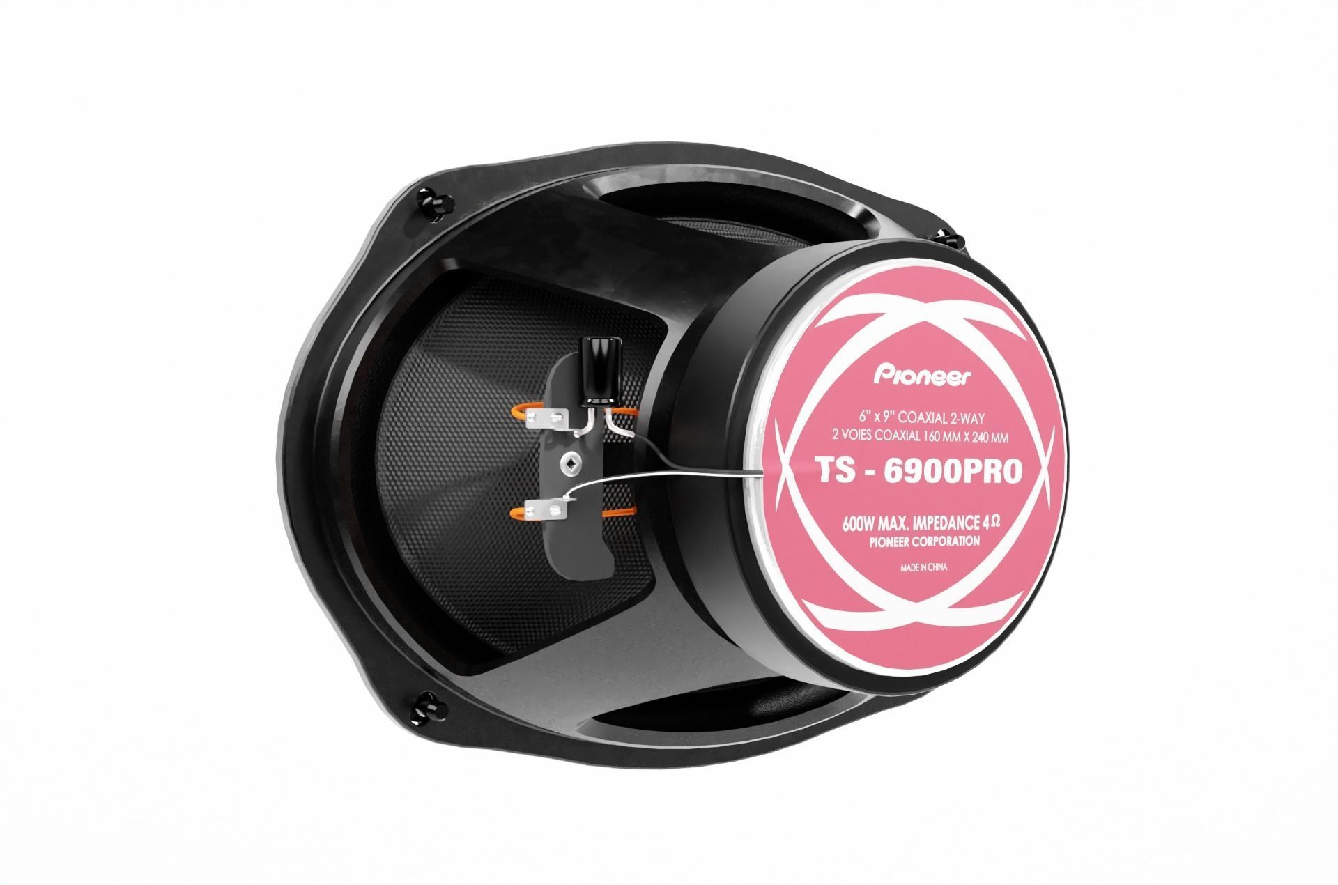 Subwoofer 6x9 3D model_8