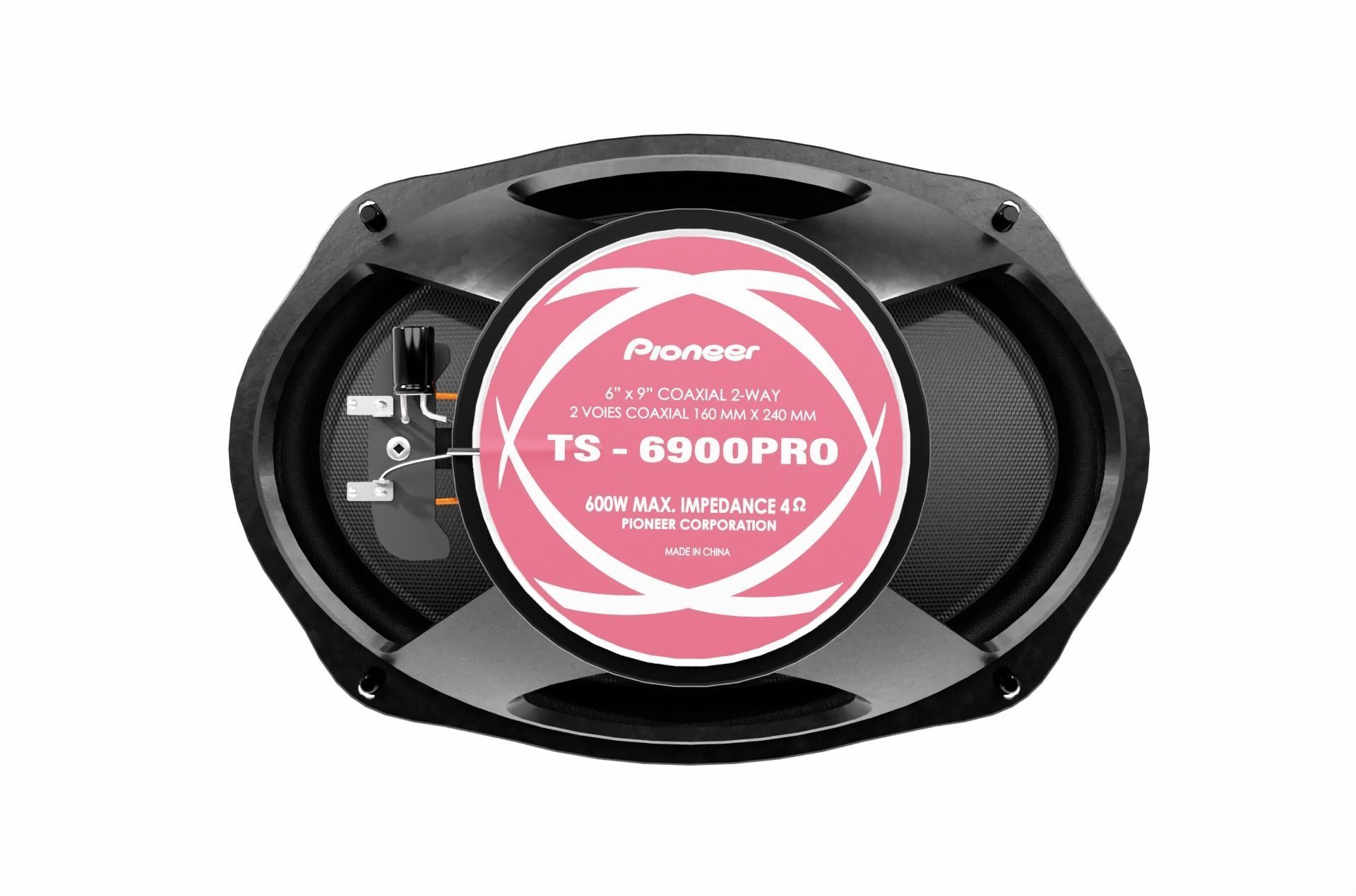 Subwoofer 6x9 3D model_5