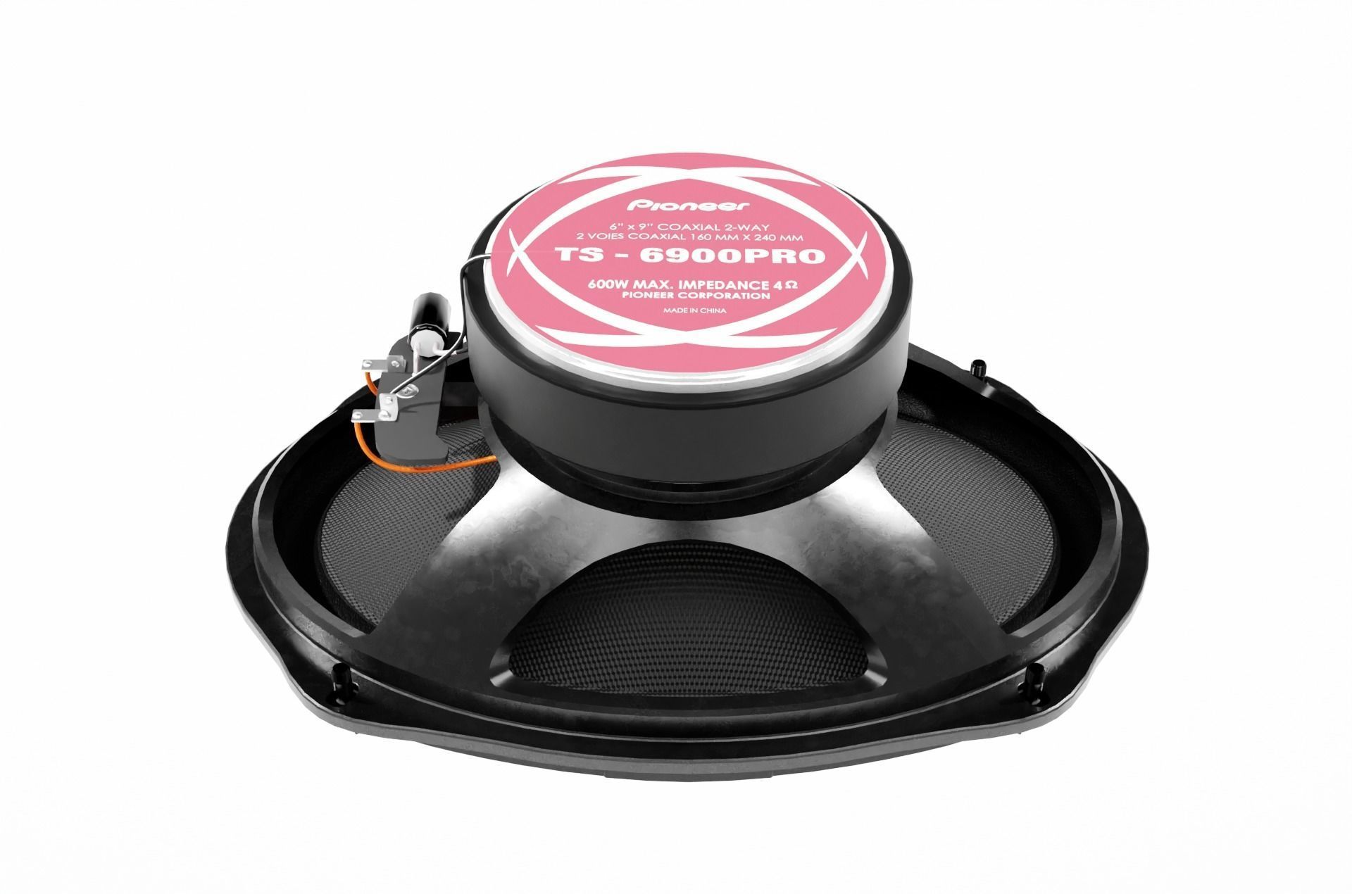 Subwoofer 6x9 3D model_7