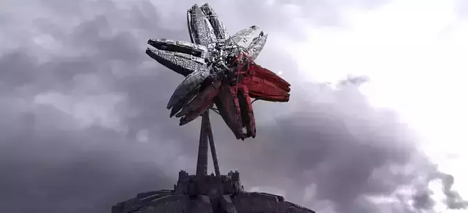 Alien Flower Array Satellite base 1