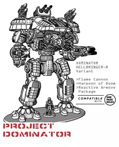 Project Dominator Hellbringer-R Close Assault Variant