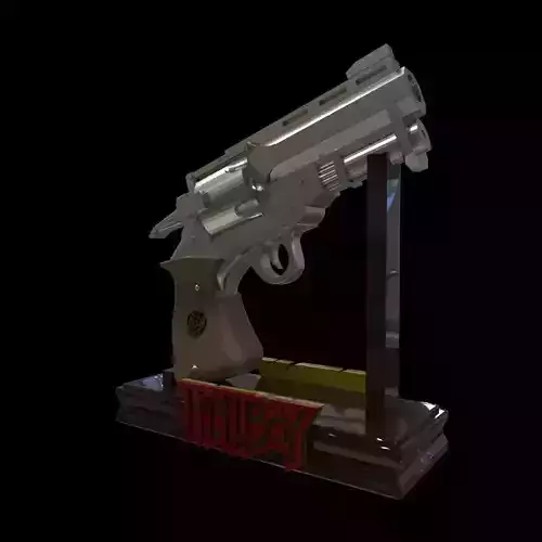 Hellboy gun 3D print model