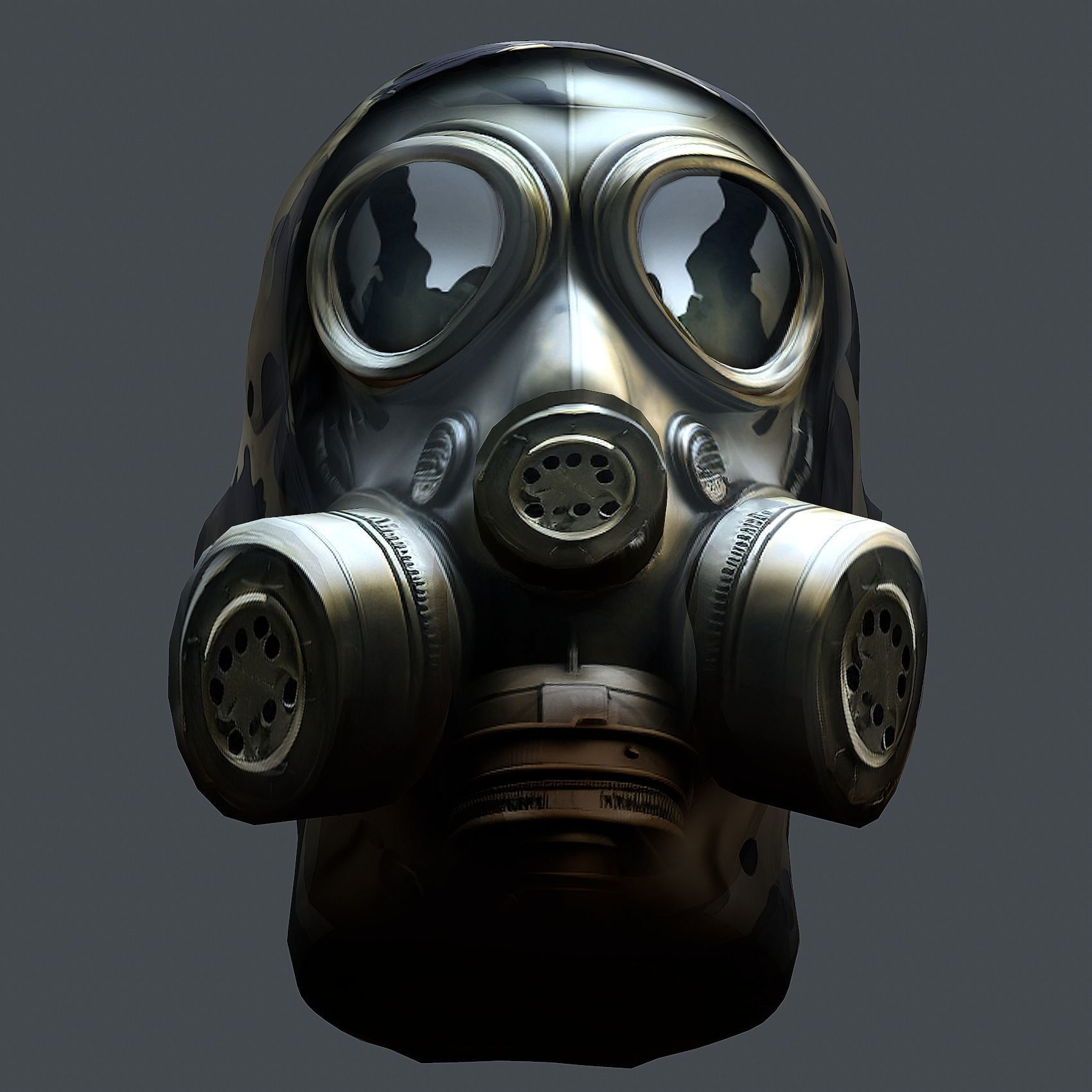 Helmet 3d model military combat Military  Low-poly 3D model_5