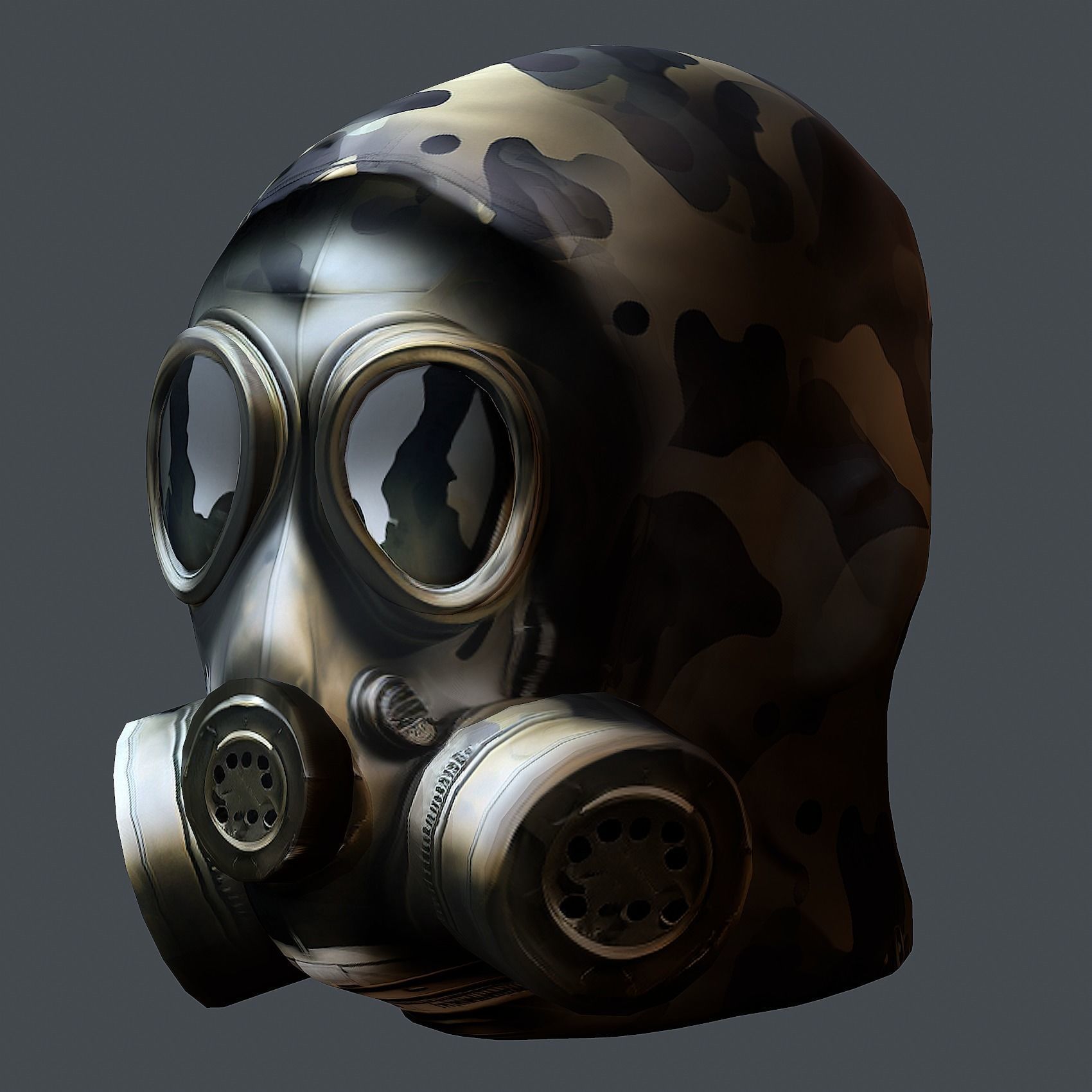 Helmet 3d model military combat Military  Low-poly 3D model_8