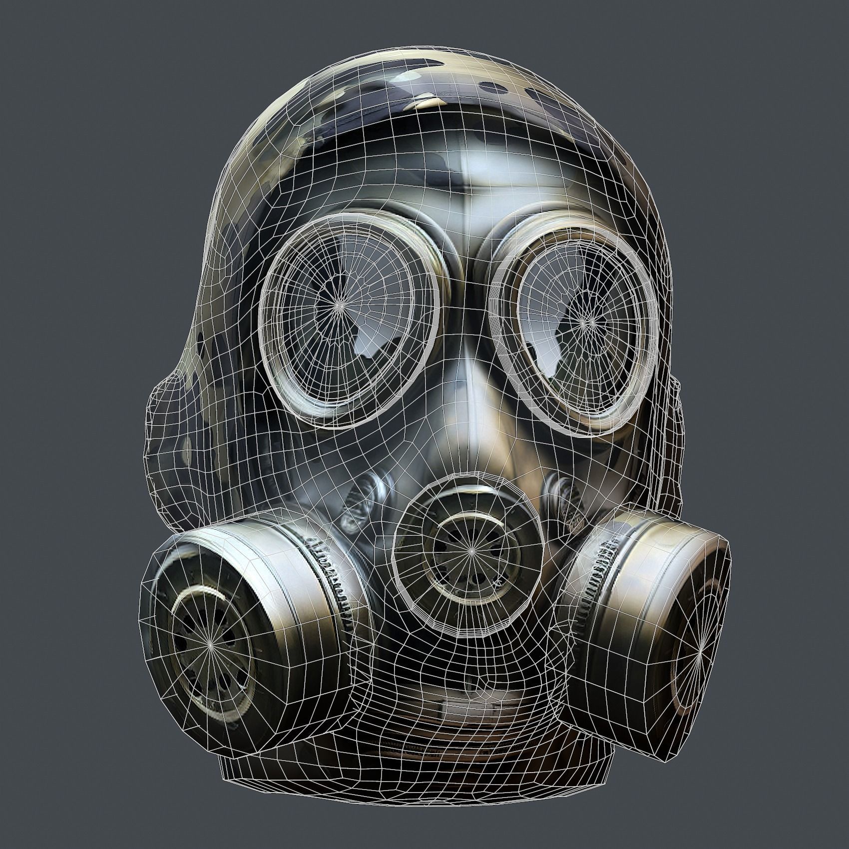 Helmet 3d model military combat Military  Low-poly 3D model_10