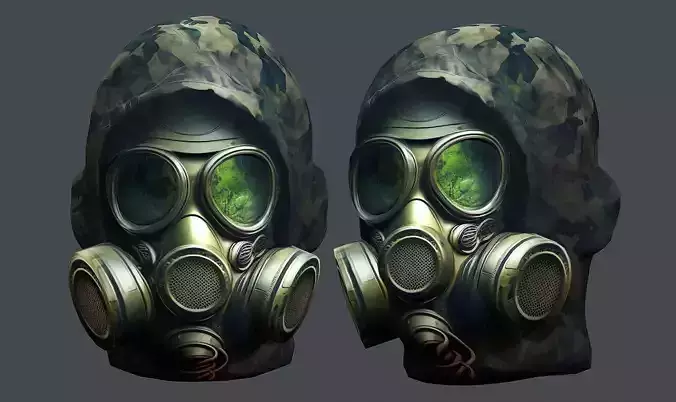 Helmet 3d model military combat Military Low-poly 
