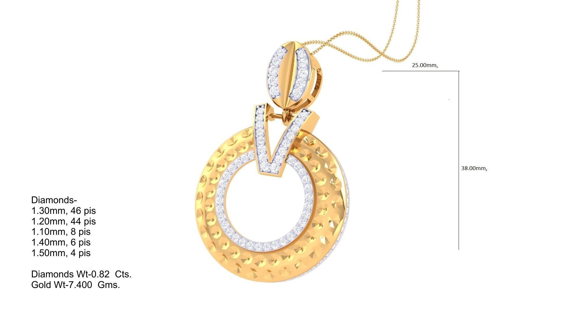 Earring Pendant Set 3dm STL OBJ FBX Renders Details 3D print model_7