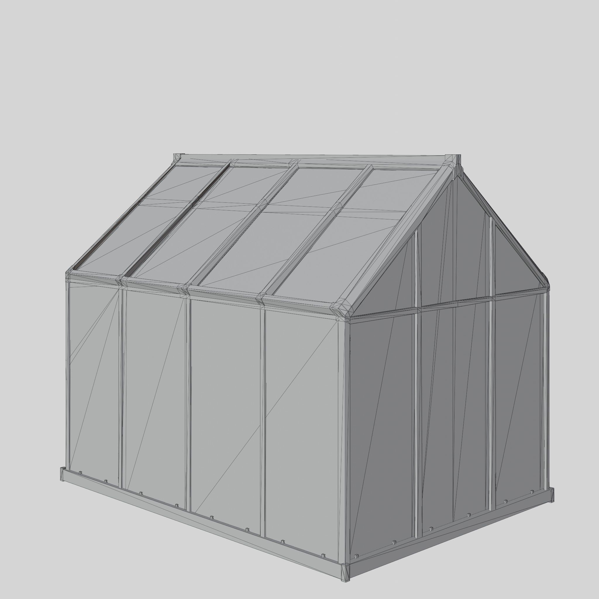 Mythos Greenhouse 3D Model Low-poly 3D model_7