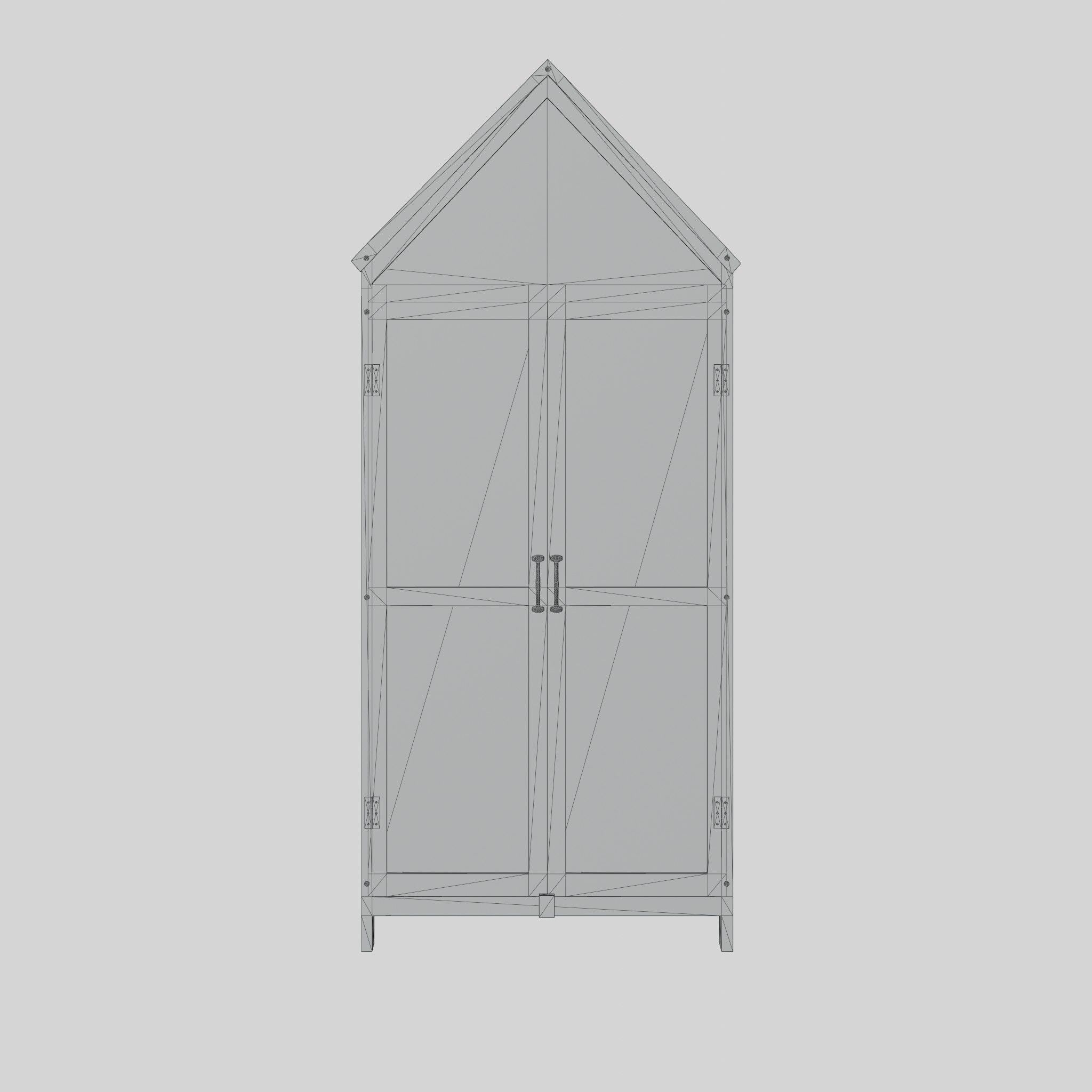 Amelia Balcony Greenhouse 3D Model Low-poly 3D model_8