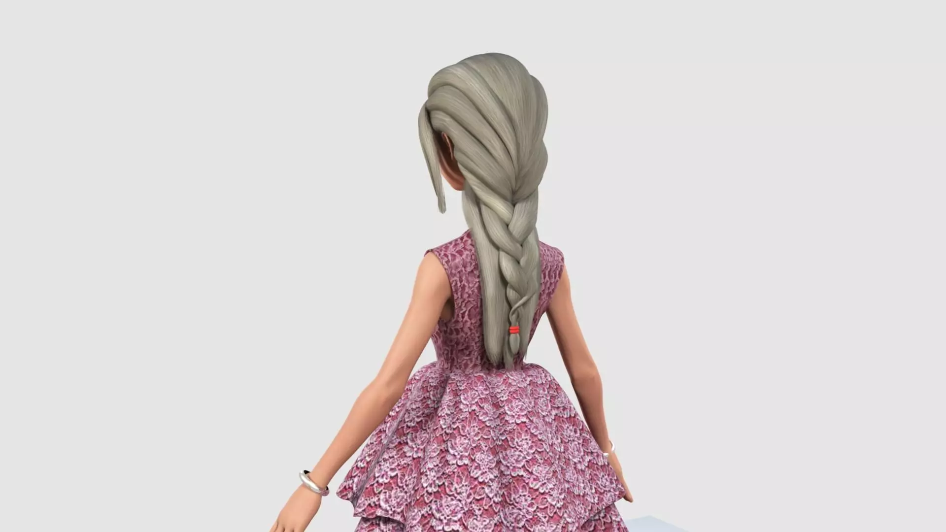 Barbie Doll 3D model_0