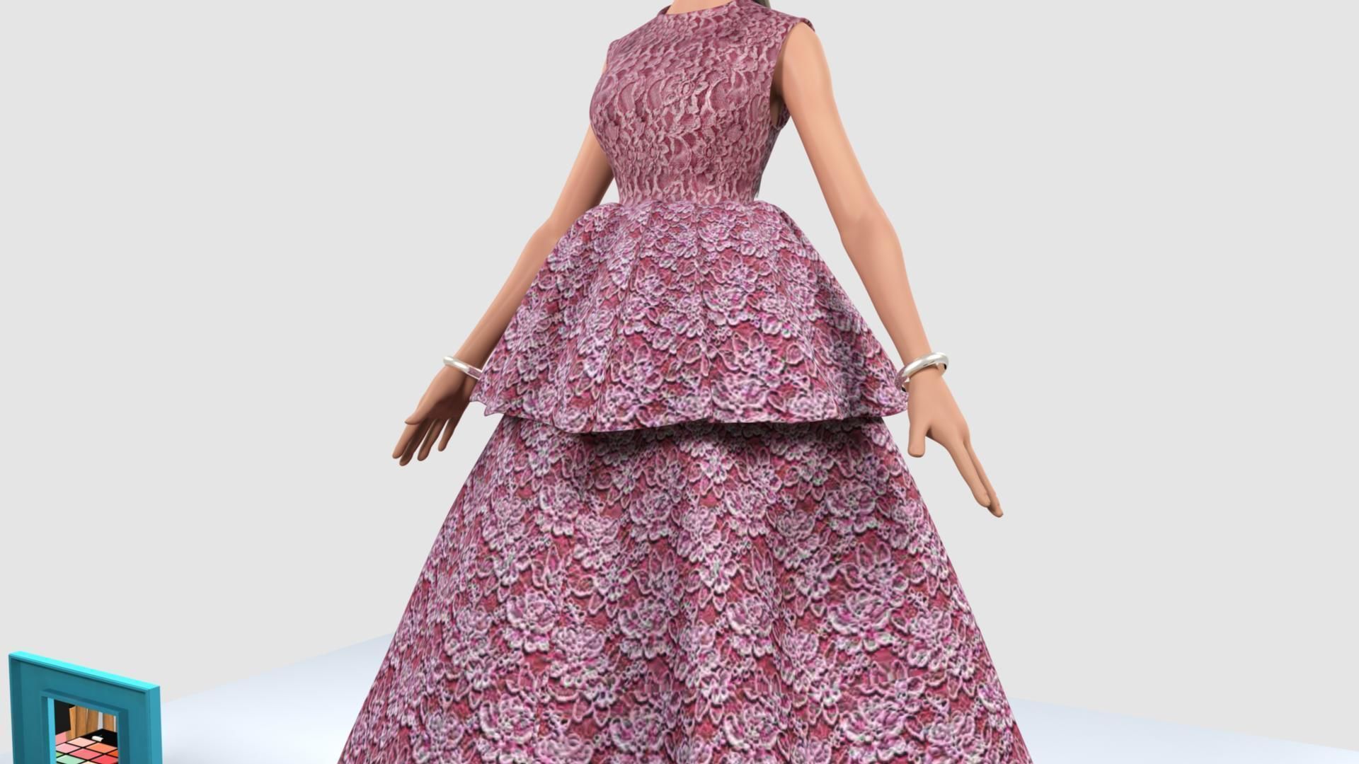 Barbie Doll 3D model_8