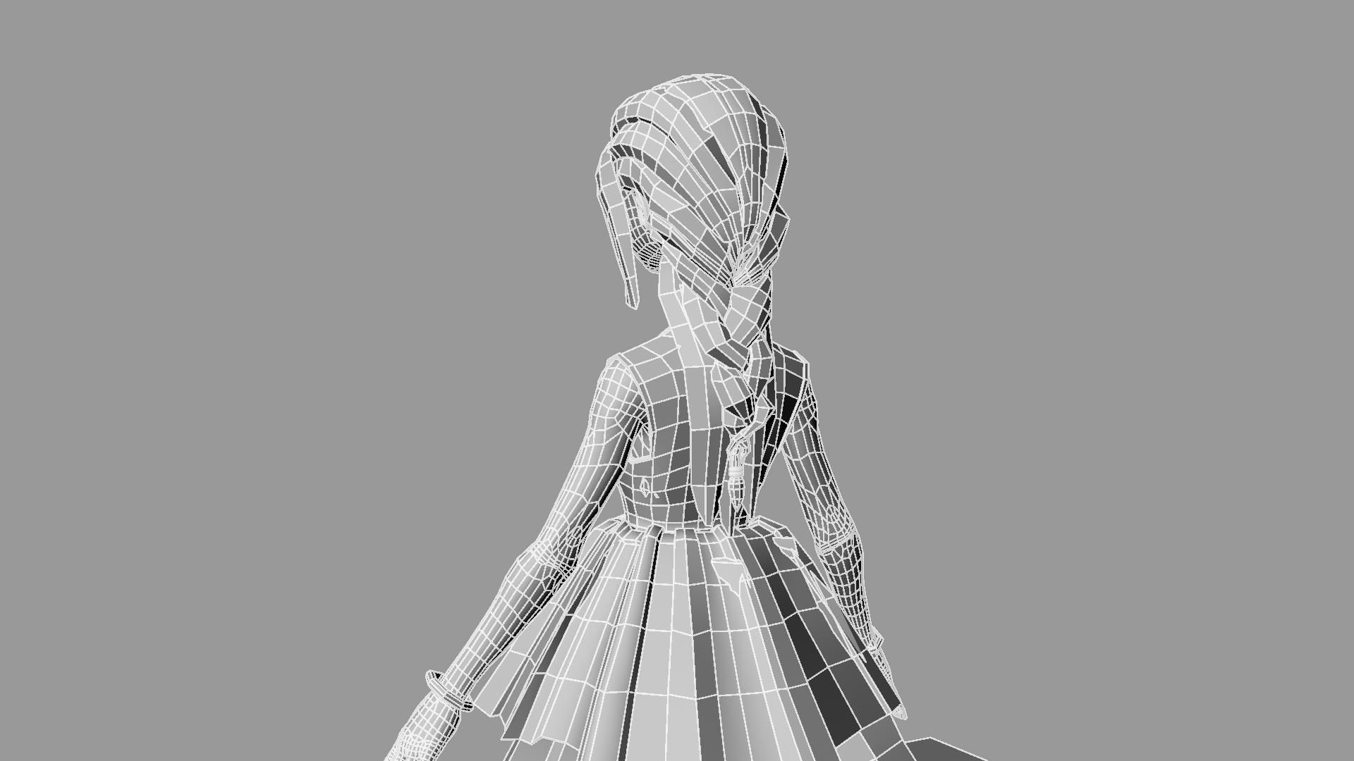 Barbie Doll 3D model_26