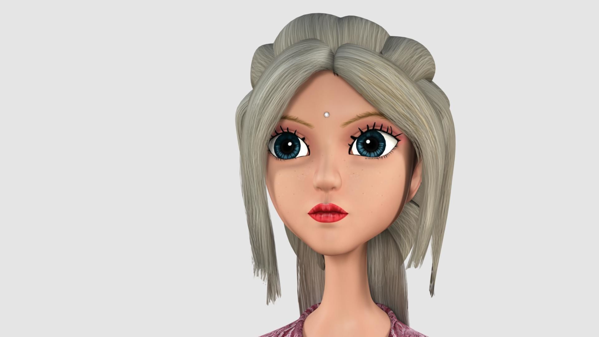 Barbie Doll 3D model_17