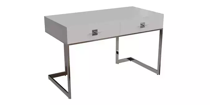 High Gloss Lacquer Finish Writing Desk