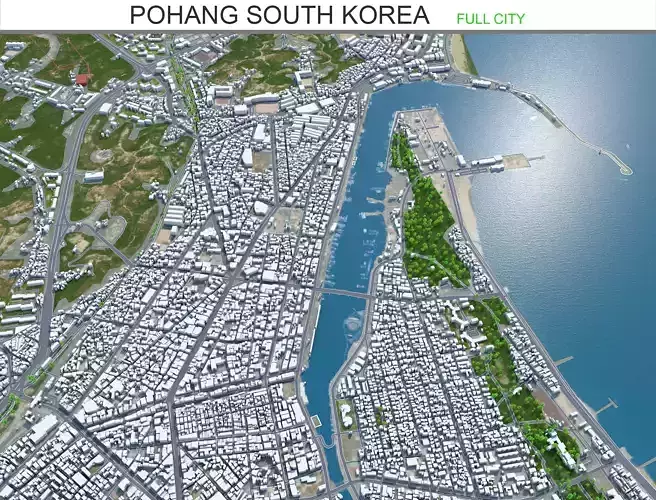 Pohang South Korea 60km