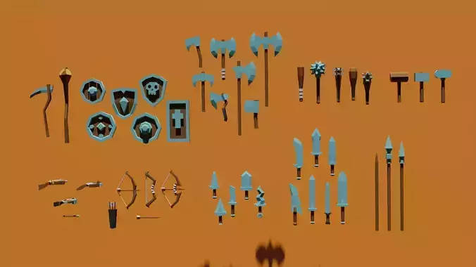 Lowpoly Weapons Pack