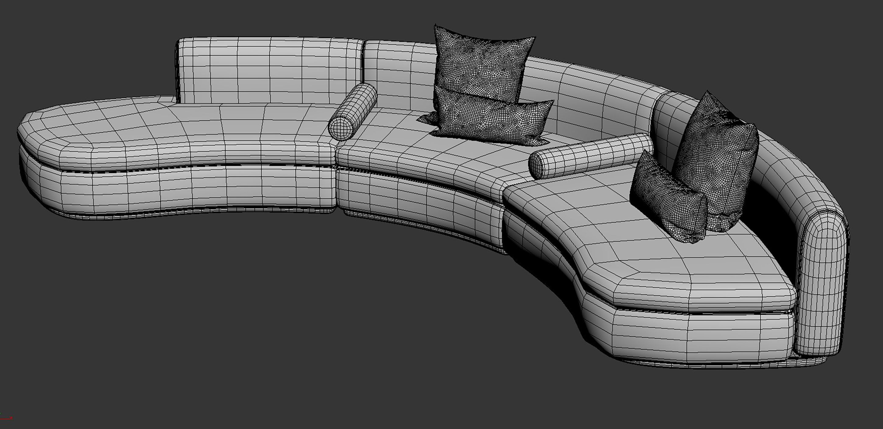 Baxter Piaf Sofa 3D model_10